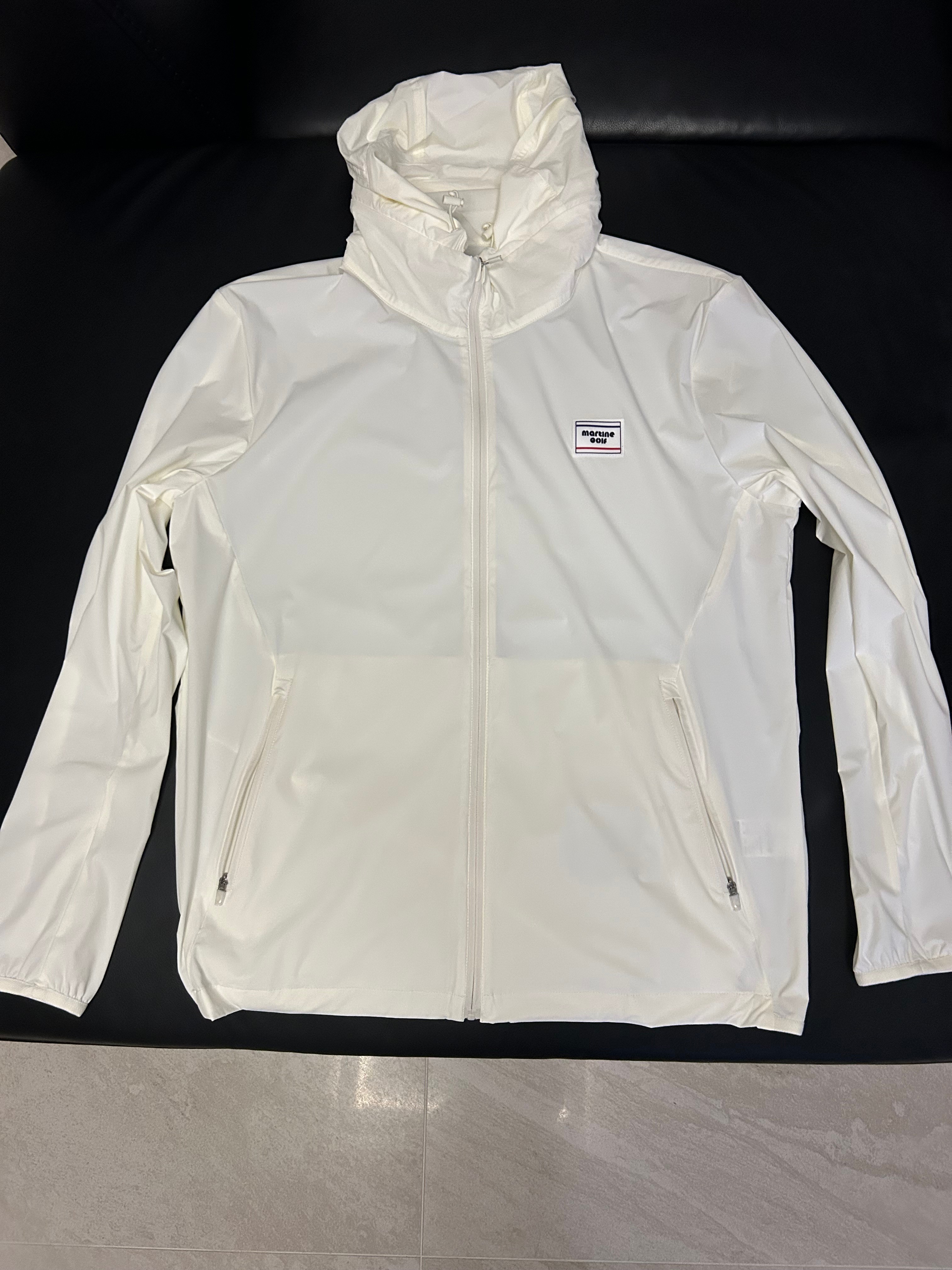 Stretch Windbreaker_White (Men)-a